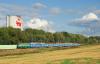 141.001 a 141.004 na osobním vlaku s vozy Bmto, Strančice - Svojšovice (8.9.2008), foto: Pavel Martoch