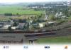 Oblast Mádrova podjezdu (prozatimní silnice nižší kategorie/šířky – investice mimo SŽDC, s.o.) s budovou CDP Přerov, vizualizační foto: CTECH s.r.o.