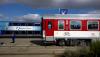 Bdmpeer ZSSK na InnoTrans 2014, v pozadí francouzský Bombardier Omneo, foto: Juraj Kováč