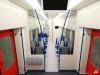 Interiér jednopodlažní elektrické jednotky, foto: Škoda Vagónka