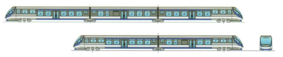 Schéma připravované jednotky 844 Škoda Pars, foto: Pars nova