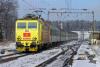 363.127 v čele rychlíku vjíždí do stanice Leština u Světlé, foto: Ondík