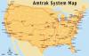 Mapa sítě Amtrak, foto: Amtrak
