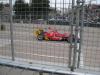 Takto vidí závody diváci na tribuně. Dario Franchitti v loňském roce získal svůj třetí titul (na této fotce v netradičním zbarvení sponzora Kellog), foto: Vítězslav Boch